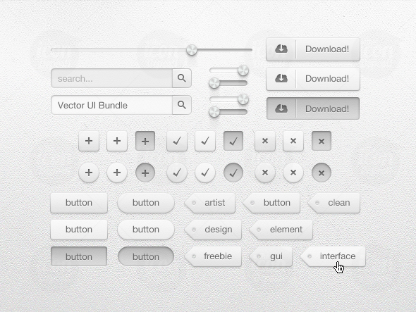 Vector Ui Bundle 590x443 Vector Ui Bundle