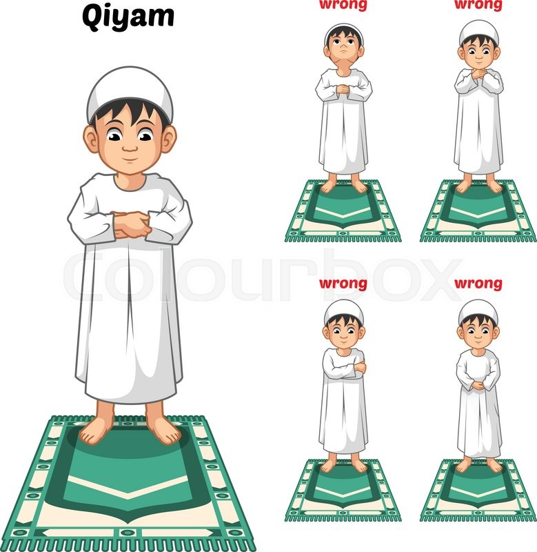 779x800 Muslim Prayer Position Guide Step