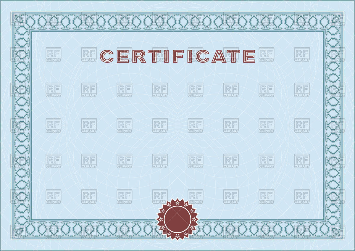 Guilloche Border Vector