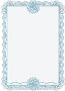 216x300 Free Vector Of Classic Guilloche Border Certificate Template