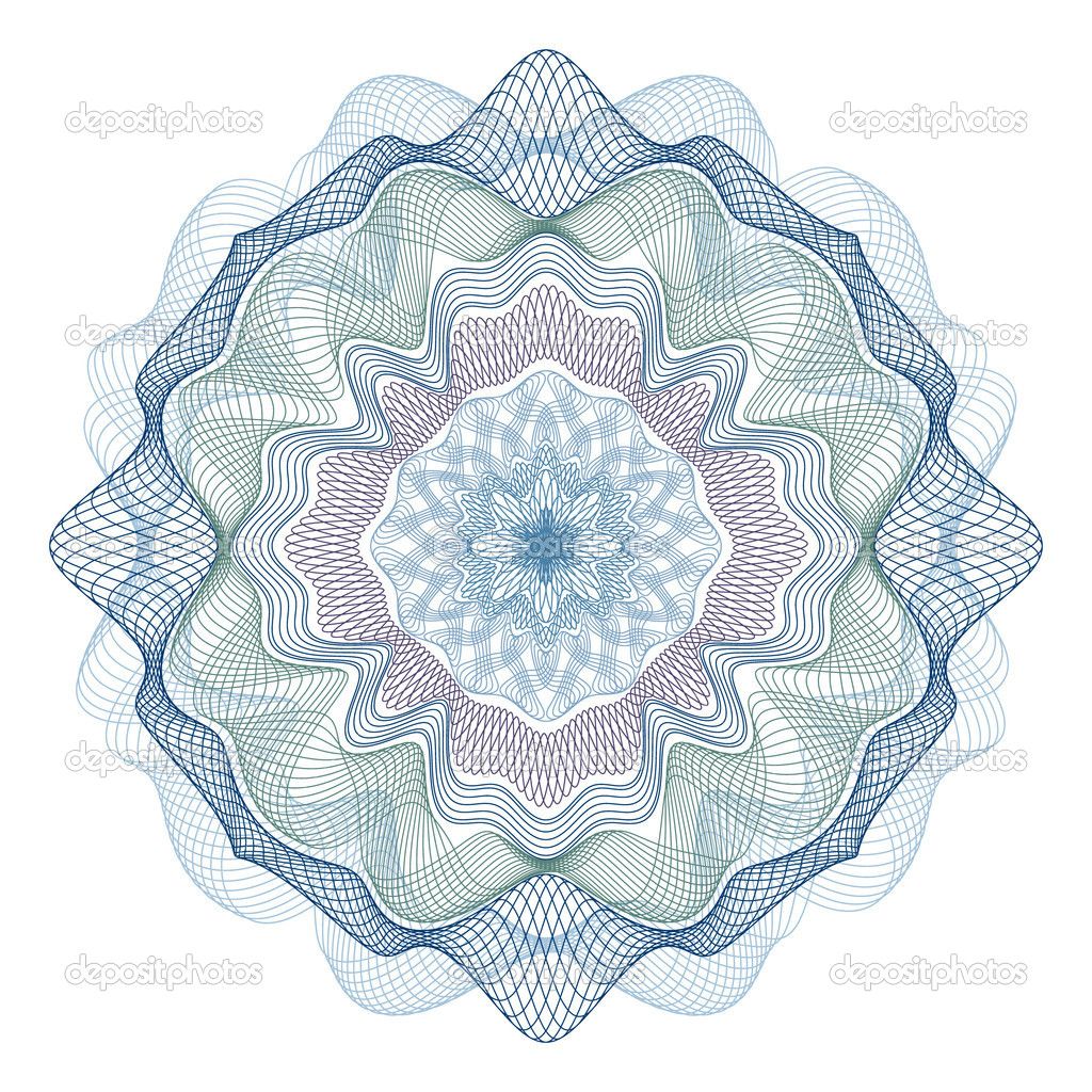 1024x1024 Guilloche Elenent For Certificate