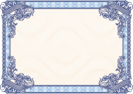 425x301 Guilloche Frame Free Vector Download