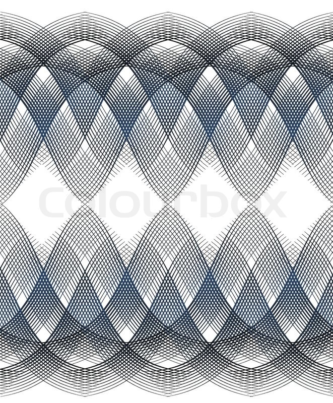 661x800 Seamless Guilloche Border For Diploma Stock Vector Colourbox