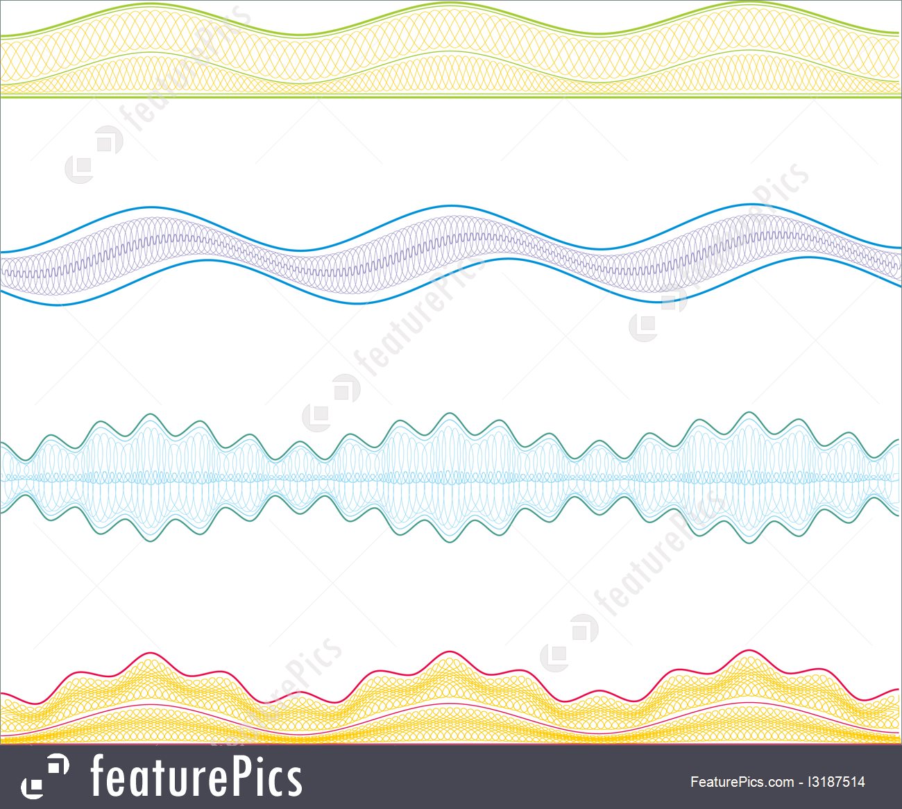 1300x1166 Templates Guilloche Borders, Vector Pattern For Currency