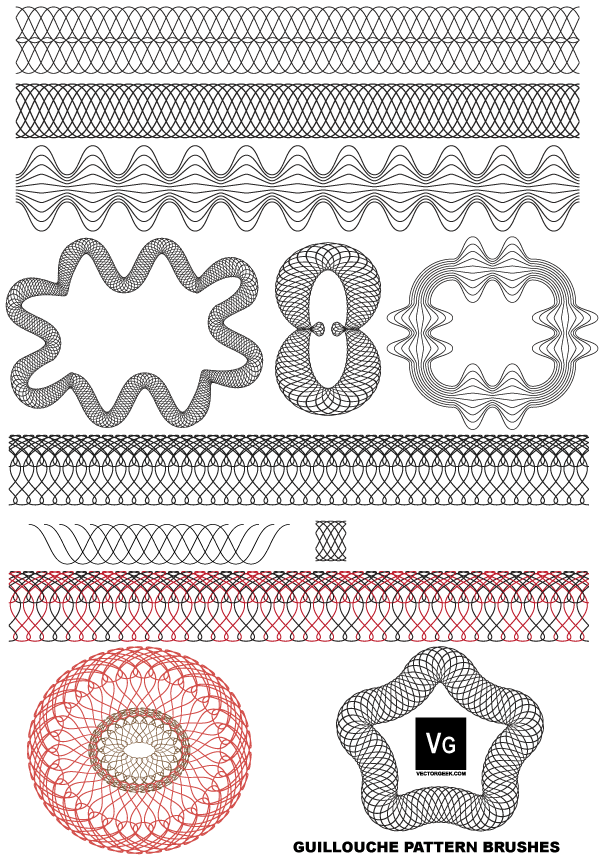 Free Free Vector Guilloche Patterns Illustrator Brushes 600x859 Free Free Vector Guilloche Patterns Illustrator Brushes