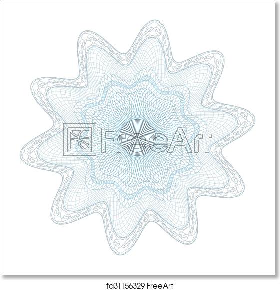 Free Art Print Of Guilloche Vector Pattern Rosette Guilloche 561x581 Free Art Print Of Guilloche Vector Pattern Rosette Guilloche