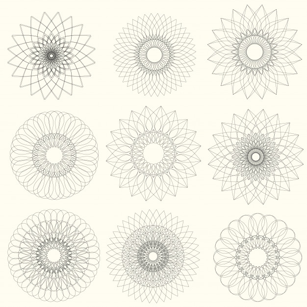 Guilloche Vectors, Photos And Free Download 626x626 Guilloche Vectors, Photos And Free Download