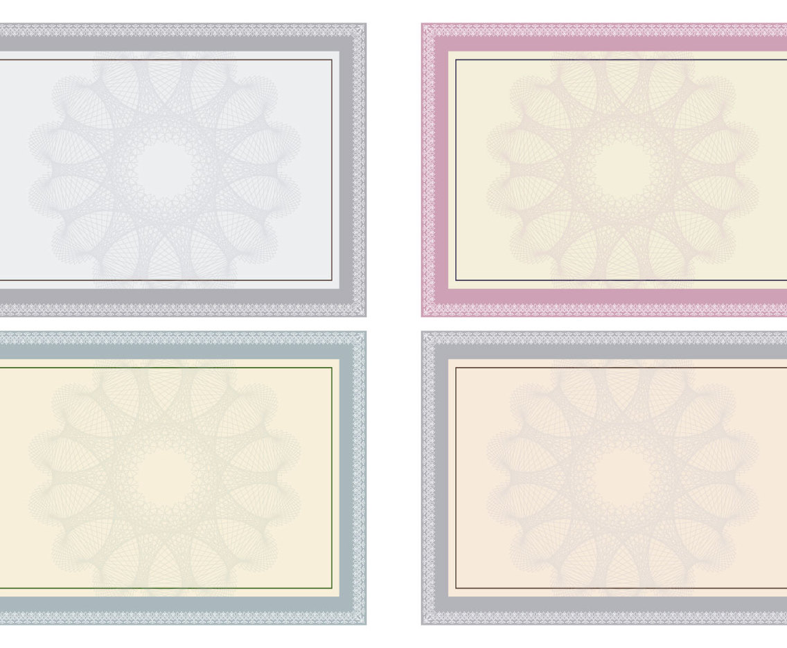 Guilloche Certificate Backgrounds Vector Art Graphics 1136x936 Guilloche Certificate Backgrounds Vector Art Graphics