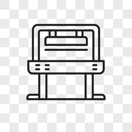 450x450 Guillotine Vector Icon Isolated On Transparent Background