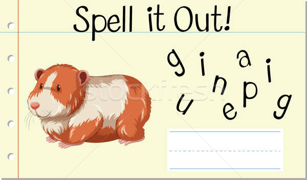 600x351 Spell It Out Guinea Pig Vector Illustration Daniel Cole