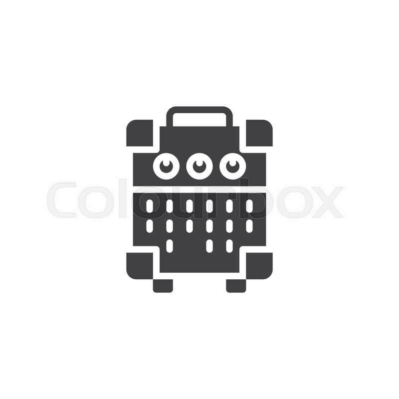 800x800 Guitar Amplifier Vector Icon Filled Stock Vector Colourbox