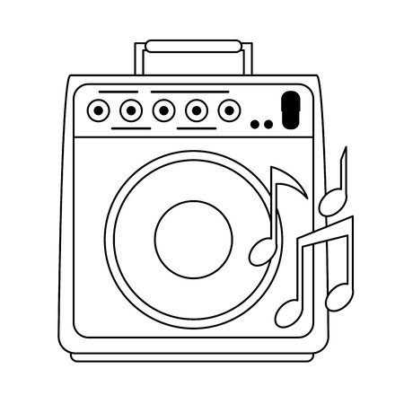 450x450 Guitar Amplifier Technology Icon Vector Illustration Graphic