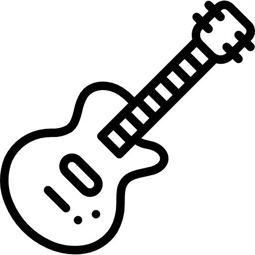 512x512 Electric Guitar Free Vector Icons Designed