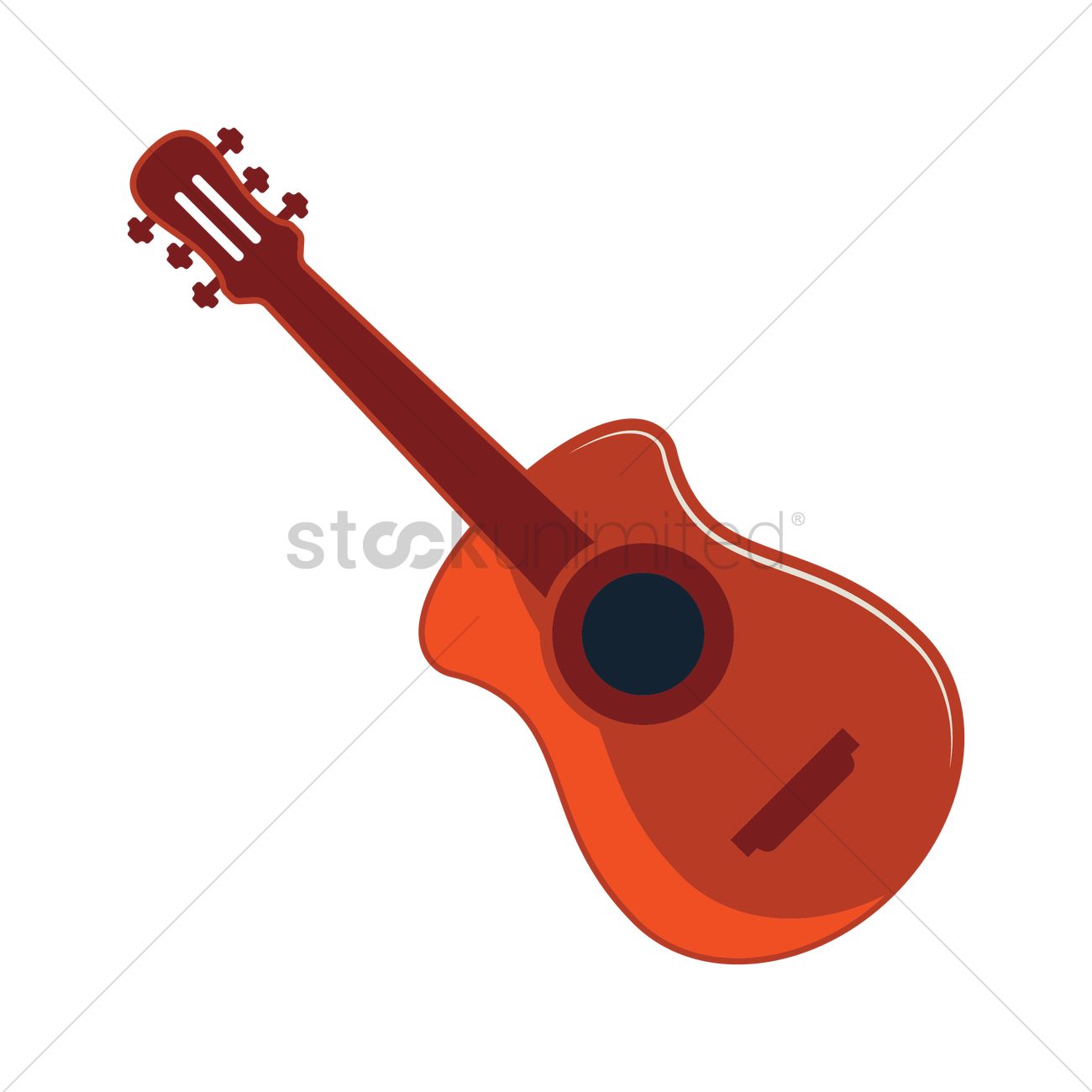 1300x1300 Guitar Icon Vector Image