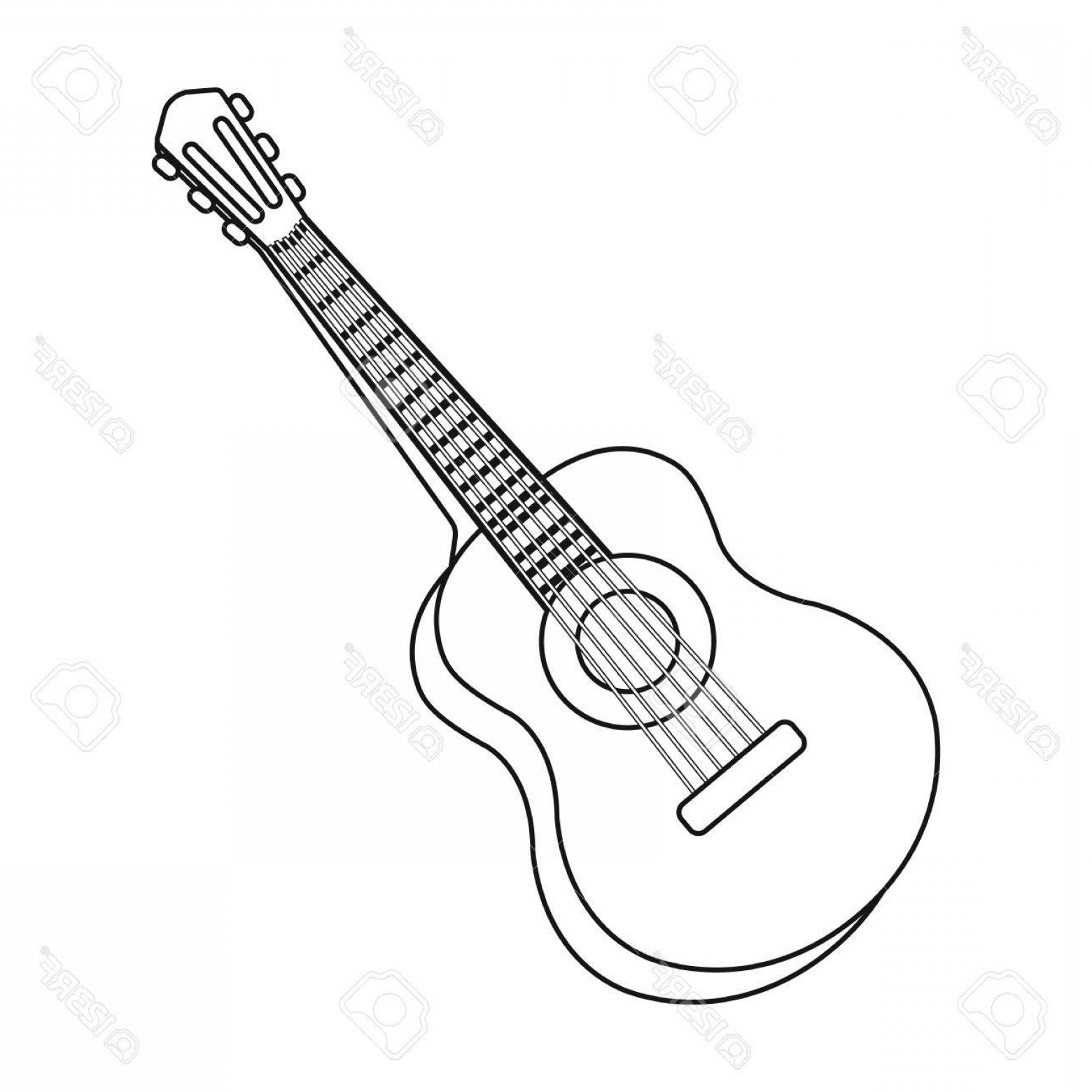 Guitar Icon Vector at Vectorified.com | Collection of Guitar Icon ...