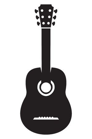 299x450 Vector Acoustic Guitar Icon Royalty Free Vector Graphics