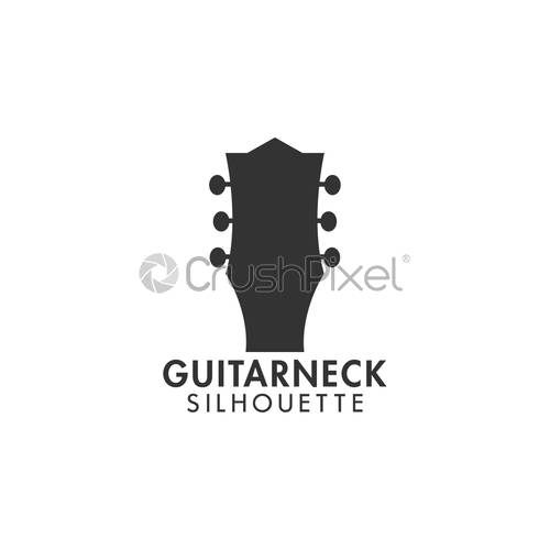 Guitar Neck Logo Design Template Vector Isolated 500x500 Guitar Neck Logo Design Template Vector Isolated
