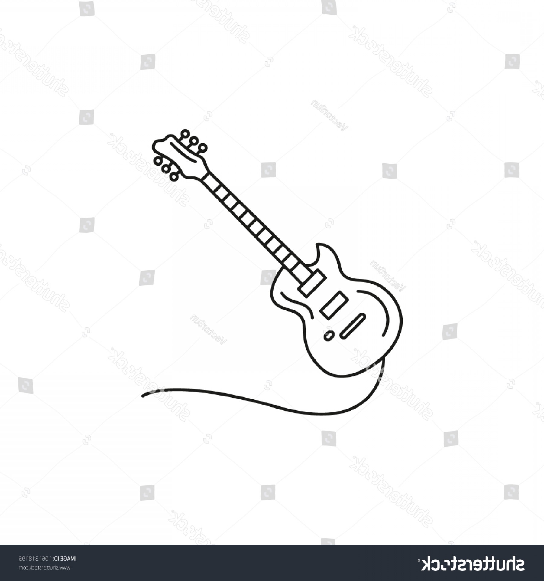 1800x1920 Electric Guitar Icon Outline Vector Web Soidergi