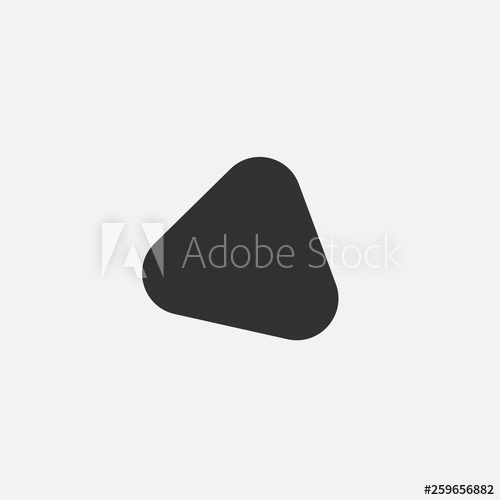 500x500 Guitar Pick Vector Icon