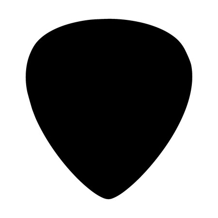 450x450 Guitar Pick Vector Icon Isolated On White Background Royalty
