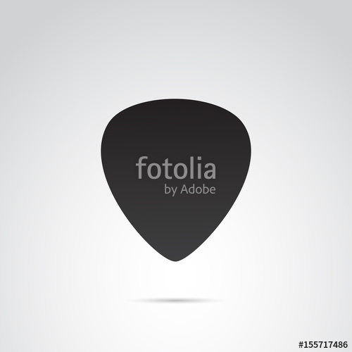 500x500 Guitar Pick Vector Icon Stock Image And Royalty Free Vector