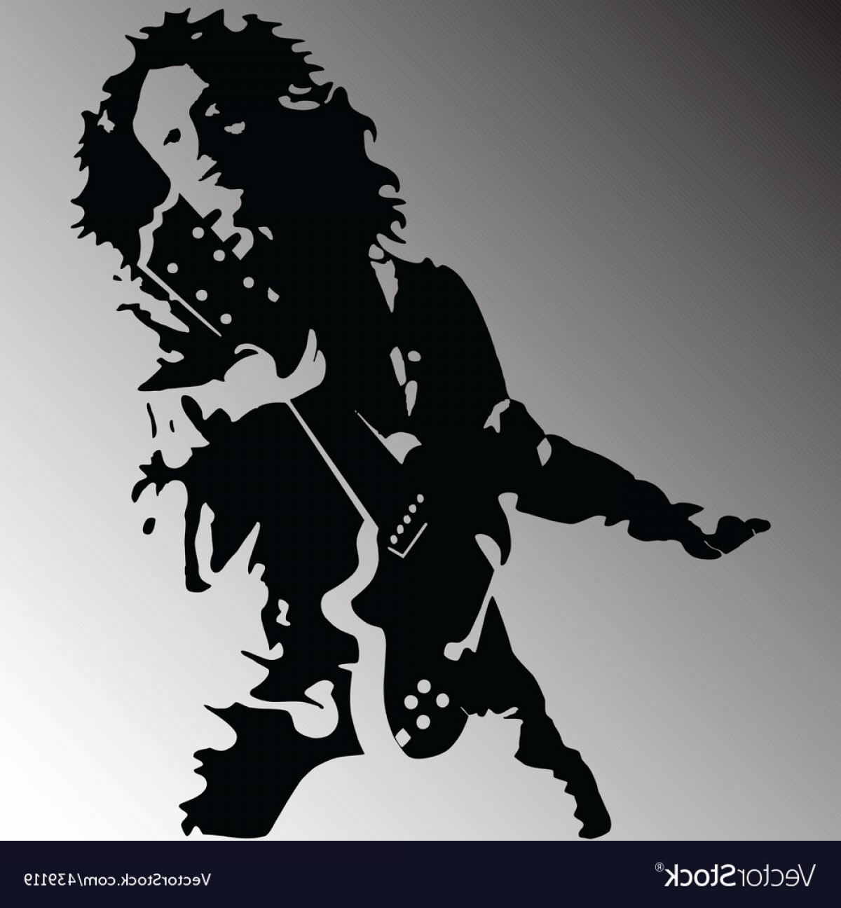 Rock Guitar Player Silhouette Vector Hoodamathrun 1200x1296 Rock Guitar Player Silhouette Vector Hoodamathrun