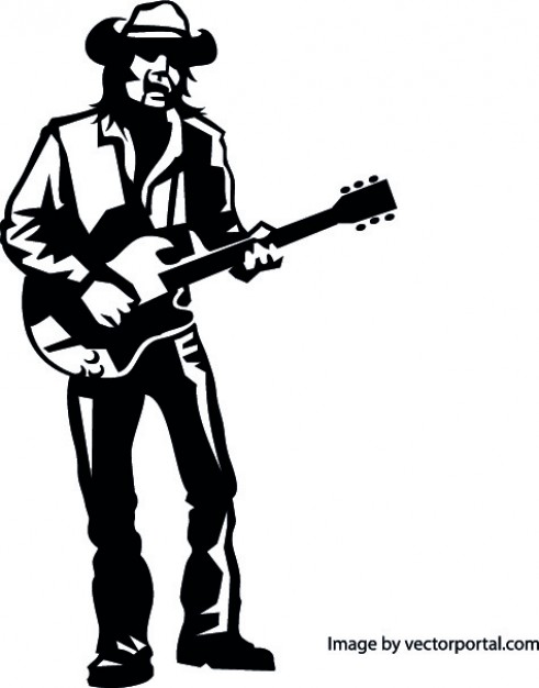 Man Guitar Player Vector Free Download 491x626 Man Guitar Player Vector Free Download