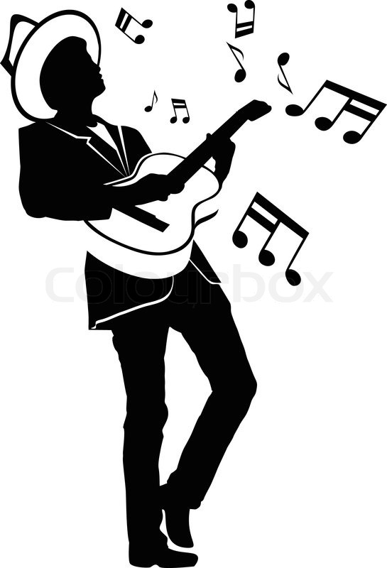 Man Playing Guitar Stock Vector Colourbox 545x800 Man Playing Guitar Stock Vector Colourbox