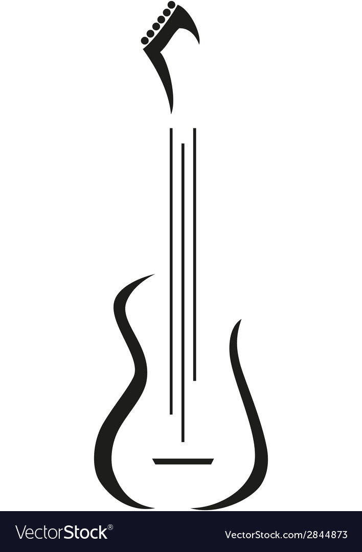 708x1080 Guitar Icon Vector