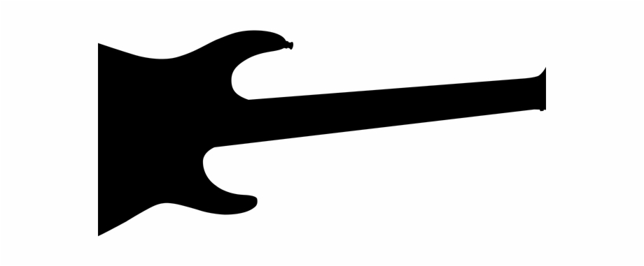 920x381 Guitar Silhouette Vector