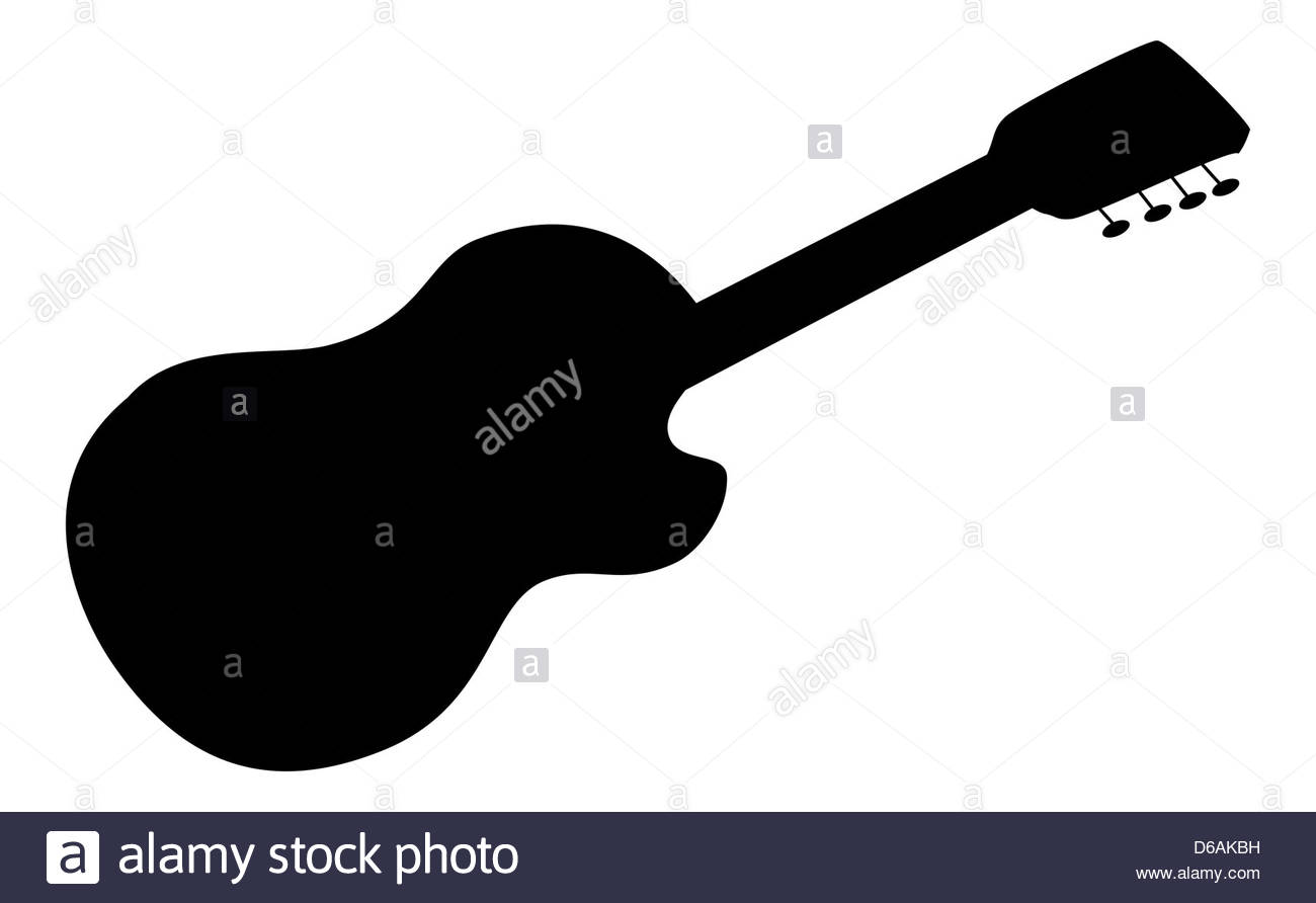 1300x892 Huge Collection Of 'silhouette Acoustic Guitar' Download More