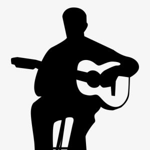 300x300 Silhouette Man Playing Acoustic Guitar Hoodamathrun