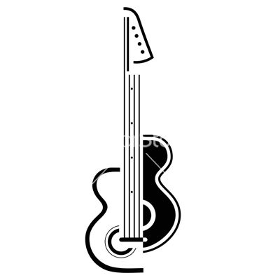 380x400 Electric Guitar Vector Guitar Logos Guitar Vector, Guitar Logo
