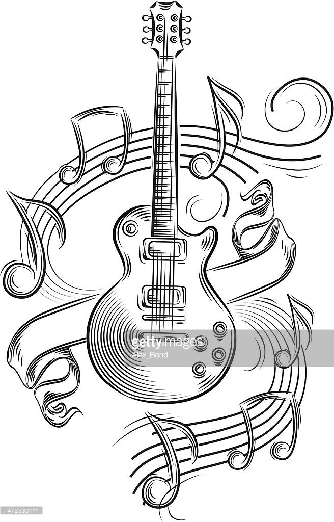 Guitar Vector Art at Vectorified.com | Collection of ...