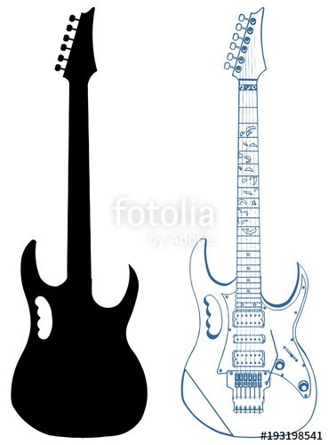Electric Guitar Vector Stock Image And Royalty Free Vector 369x500 Electric Guitar Vector Stock Image And Royalty Free Vector