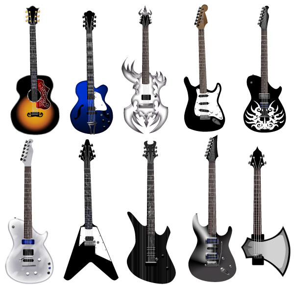 Guitar Vector Pack Download Free Vector Art Free Vectors 600x581 Guitar Vector Pack Download Free Vector Art Free Vectors