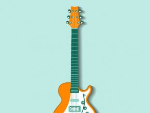 Retro Guitar Vector Free Vectors Ui Download 310x233 Retro Guitar Vector Free Vectors Ui Download