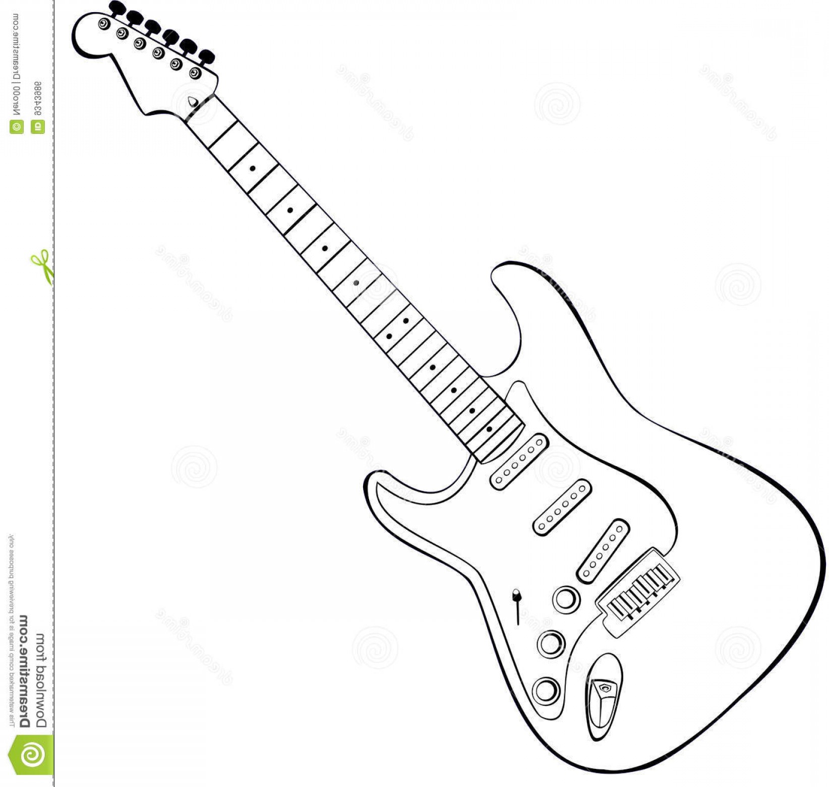 Guitar Vector Free at Vectorified.com | Collection of Guitar Vector ...