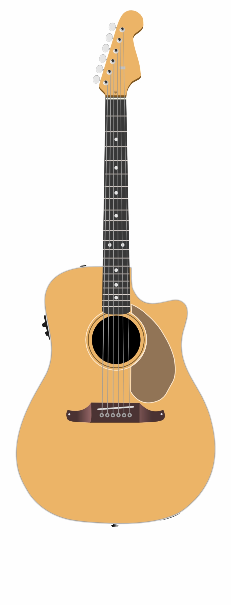 920x2408 Guitar Vector Cartoon