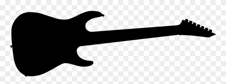 880x330 Guitar Silhouette Vector