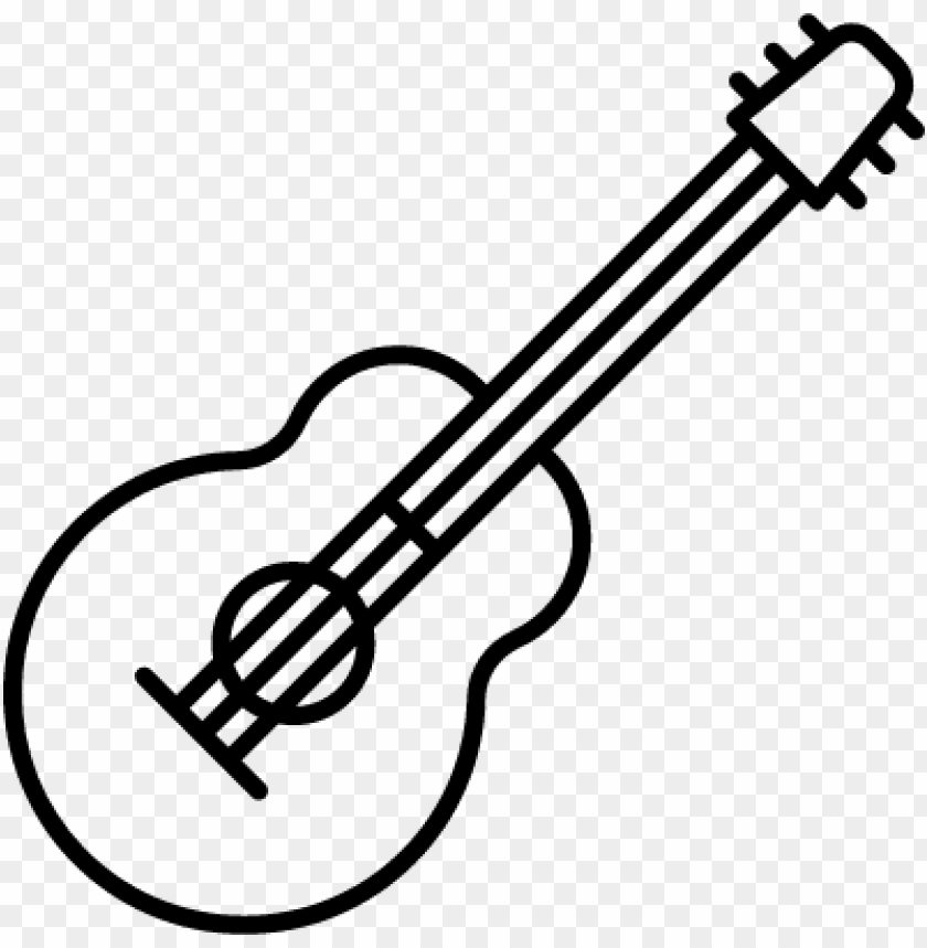 840x859 Inclined Guitar Vector