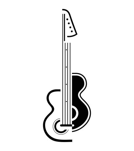 434x490 De Vector De Guitarra
