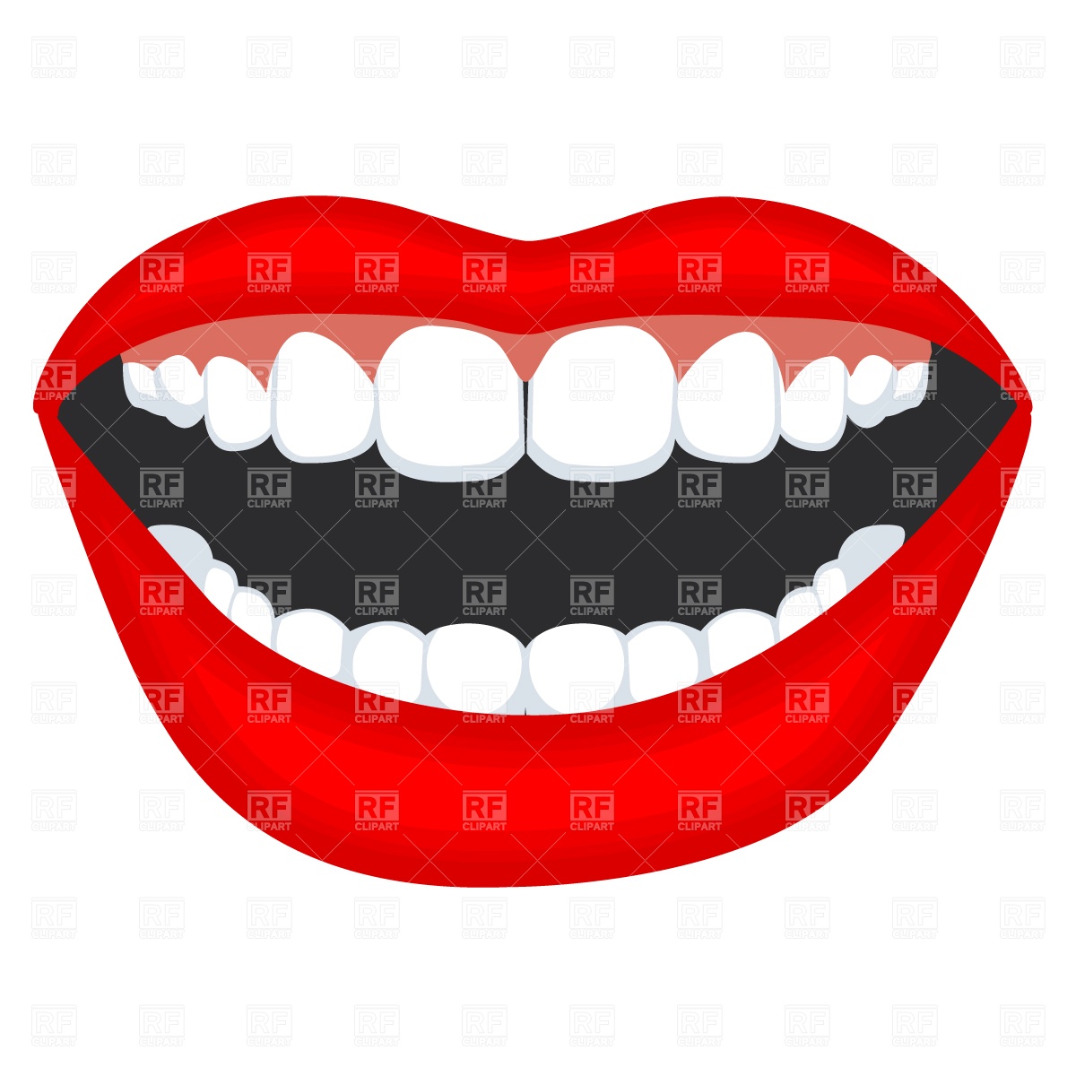 1200x1200 Opened Mouth With Teeth Vector Image Of Beauty, Fashion Prague