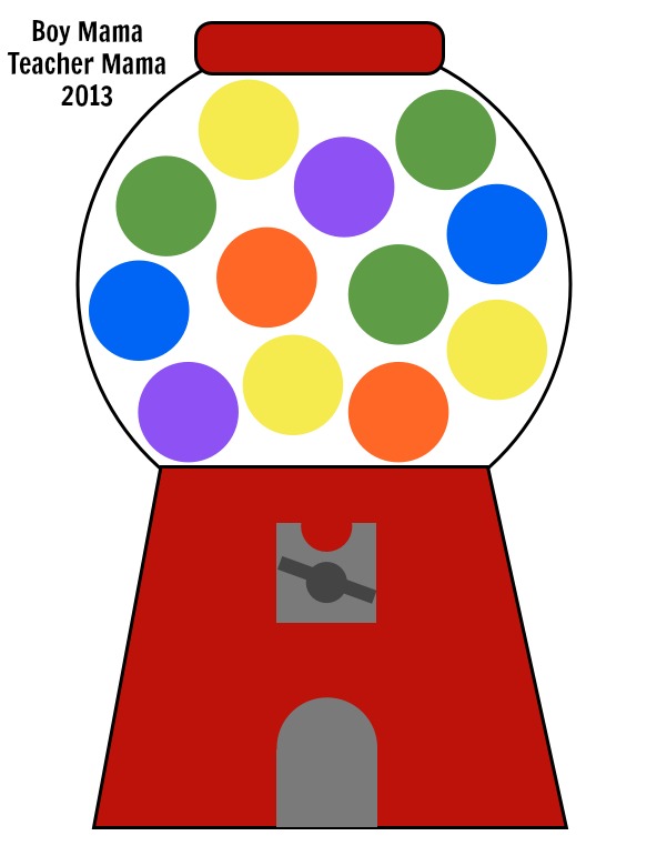 601x771 Free Gumball Machine Vector Illustration