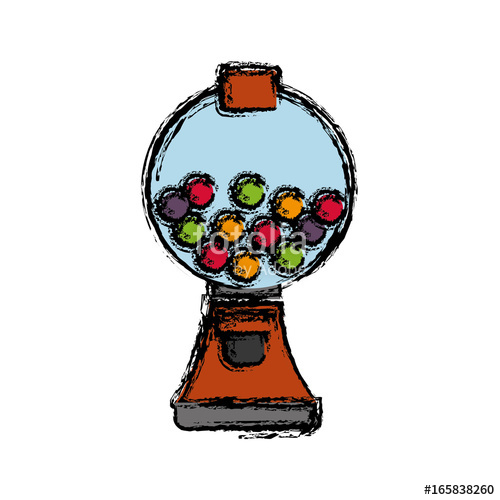 500x500 Gumball Machine Icon Stock Image And Royalty Free Vector