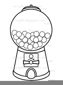 221x300 Black And White Gumball Machine Clipart Free Images