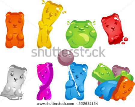 Gummy Bear Set, With Gummy Bear In Different Shapes, Sizes 450x358 Gummy Bear Set, With Gummy Bear In Different Shapes, Sizes