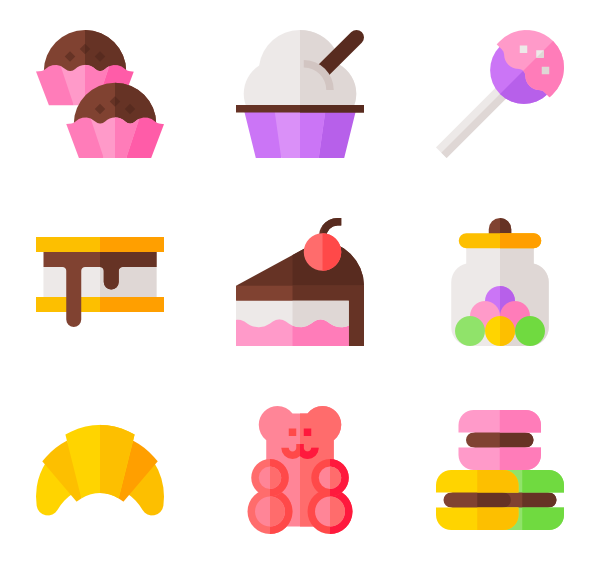 Gummy Bear Icons 600x564 Gummy Bear Icons