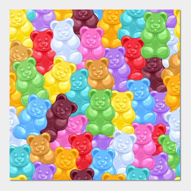 Rainbow Gummy Bear Candy Posters In Gummy Bear Candy 630x630 Rainbow Gummy Bear Candy Posters In Gummy Bear Candy