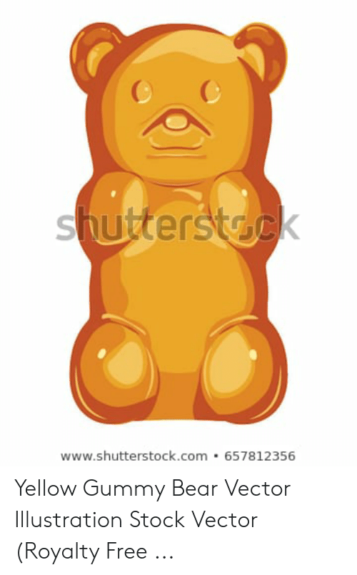 Shutterstock Yellow Gummy Bear Vector 500x805 Shutterstock Yellow Gummy Bear Vector